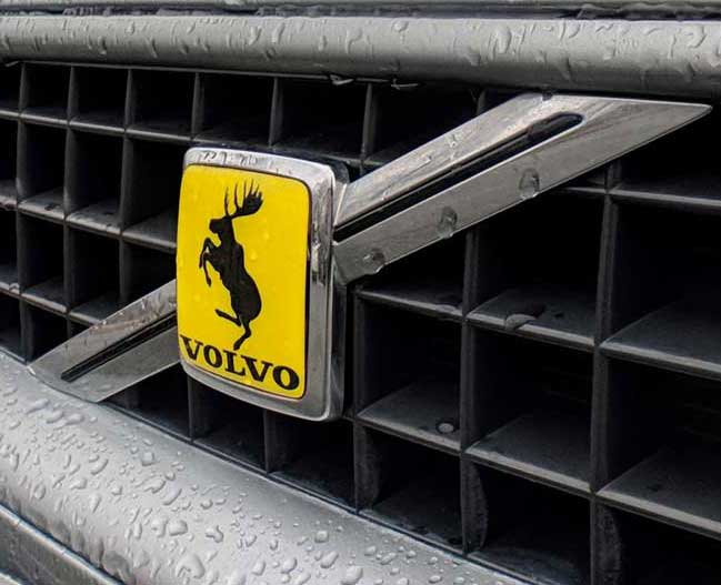 Volvo Prancing Moose Grille Overlay.