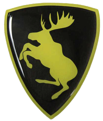 Prancing Moose Domes Emblem. Dave's Volvo Page.