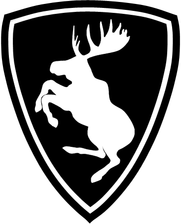 Prancing
                        Moose Stickers. Dave's Volvo Page.