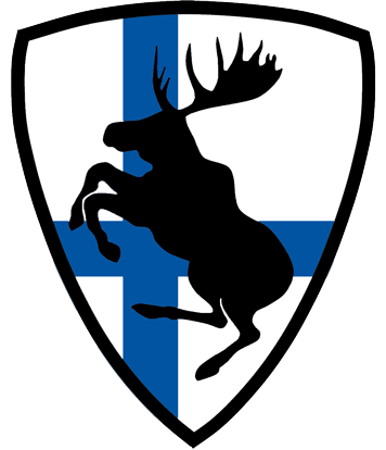 Prancing Moose C Flag Finland.
                        Dave's Volvo Page.