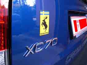 Volvo Prancing Moose Stickers. Dave's Volvo Page.