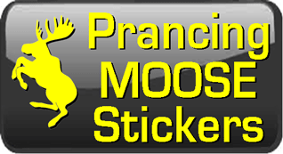 Volvo Prancing Moose Stickers.