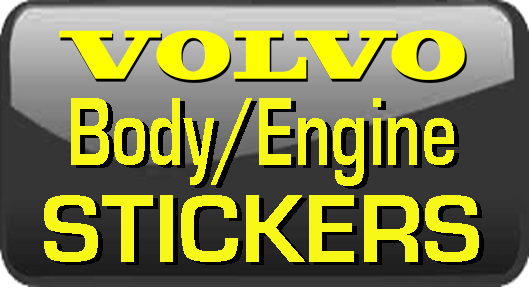Volvo Underhood, Body and Chassis Sticker and Labels.