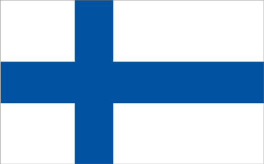 Finland Flag
                      Sticker.