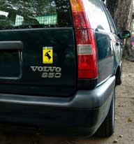 Volvo Prancing  Moose Stickers. Dave's Volvo Page.