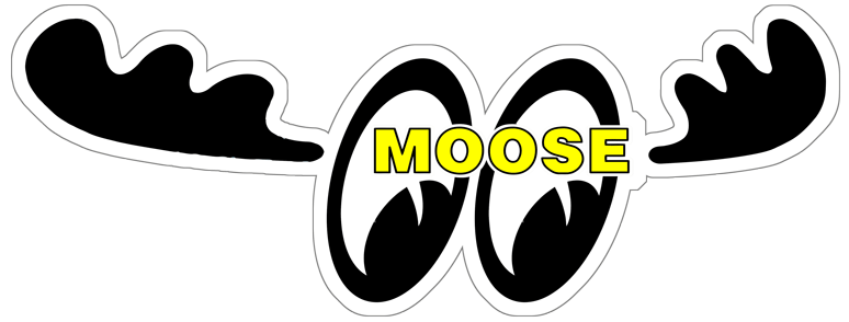 Moose Eyes
                      sticker facing Right.