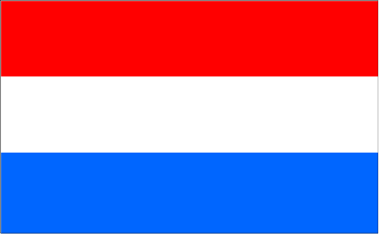 Netherlands Flag Sticker.