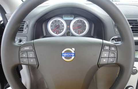 Domed Volvo Steering Wheel Emblems.