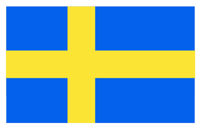 Swedish Flag Sticker.